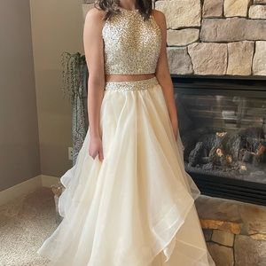 Champagne Prom Dress